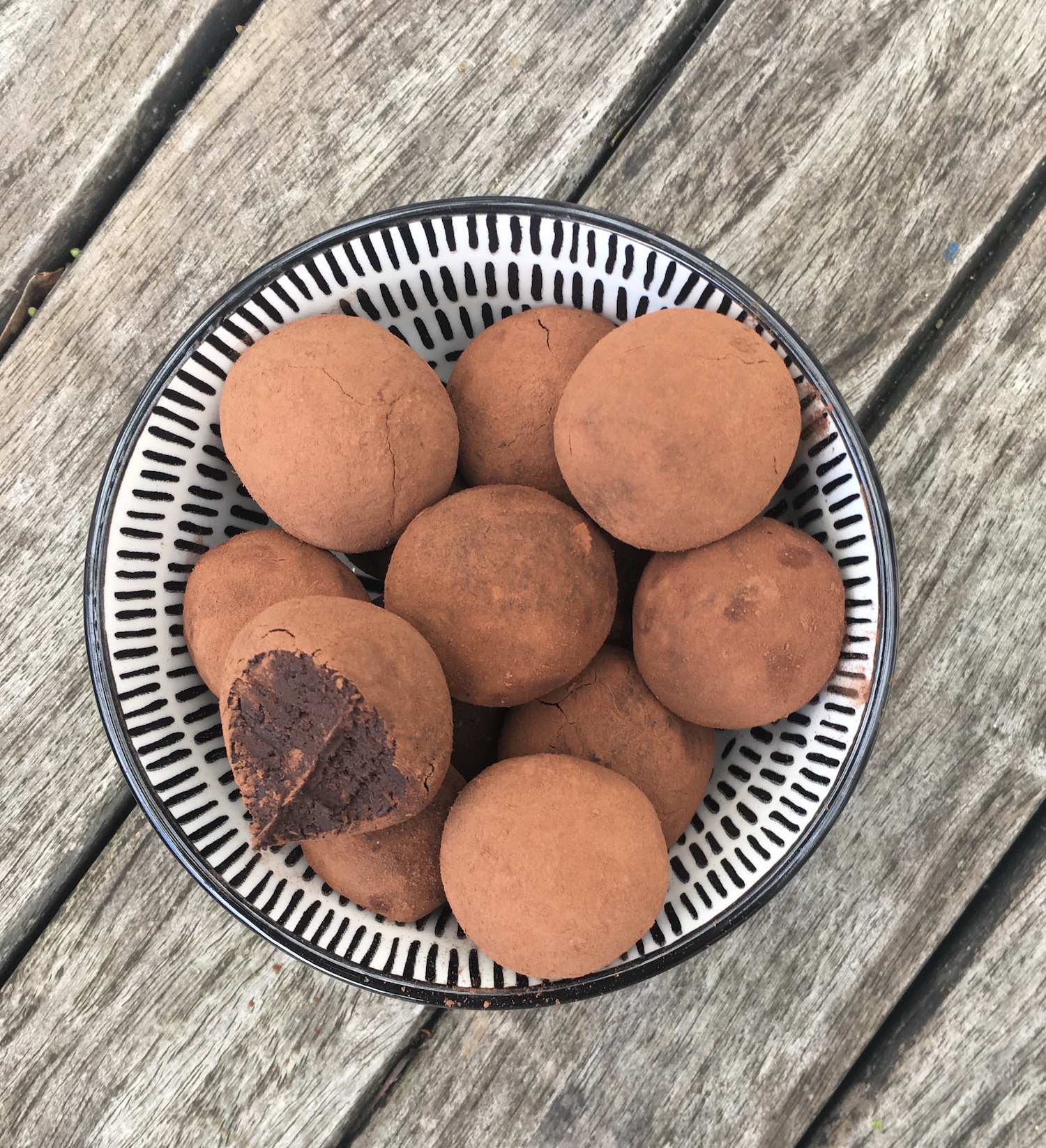 Fudgy Black Bean Truffles